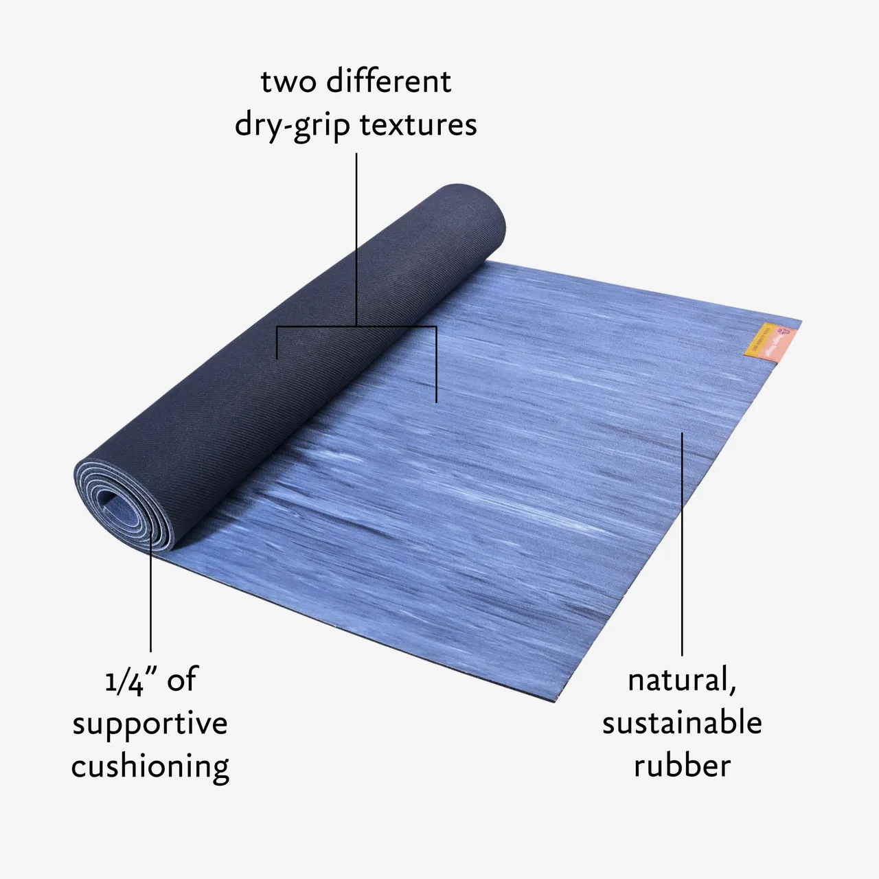 Top Natural Rubber Yoga Mats for Stability and Comfort