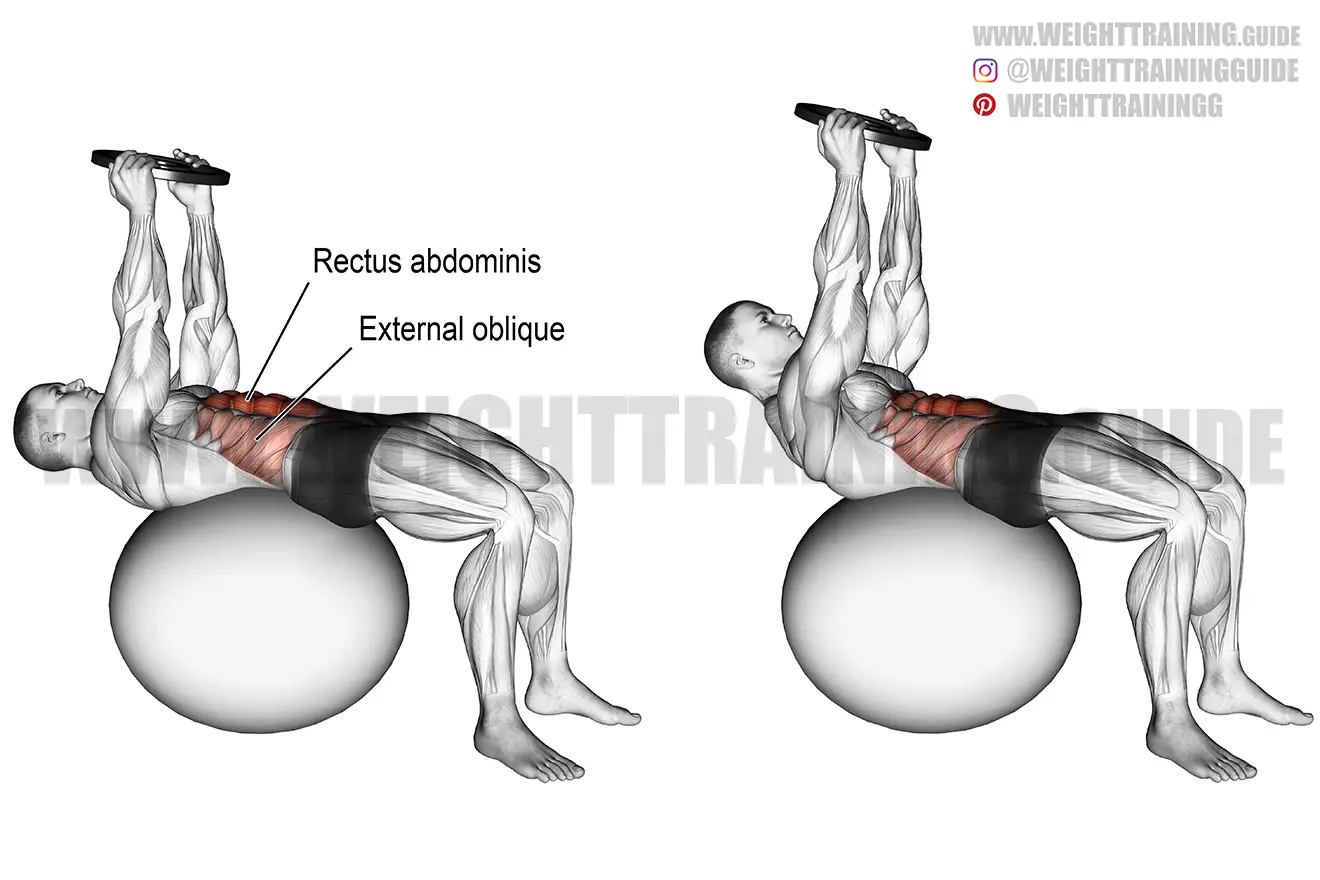 How to Master the Weighted Stability Ball Crunch for Core Strength