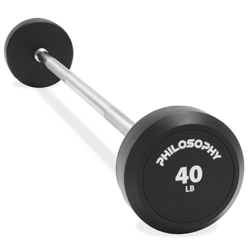 Is a 40 lb fixed barbell good for home workouts?